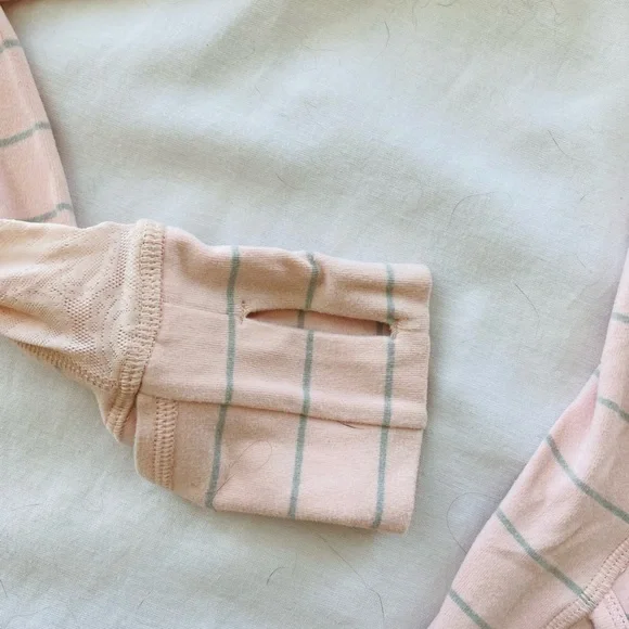 Lululemon pink and grey long sleeved top - Picture 6 of 16